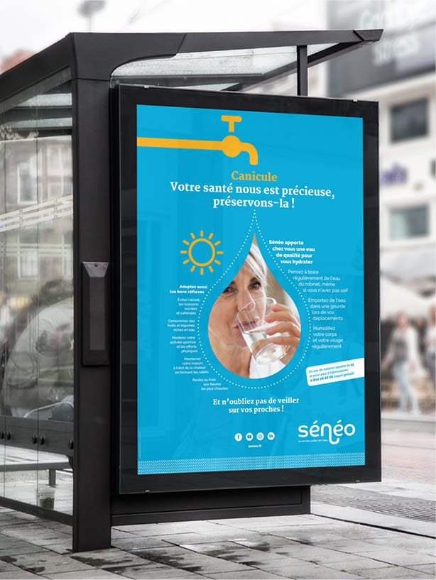 Sénéo Campagne de prévention canicule