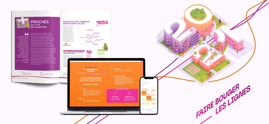 Une version digitale enrichie pour le rapport d’activité 2021 du Groupe 1001 Vies Habitat